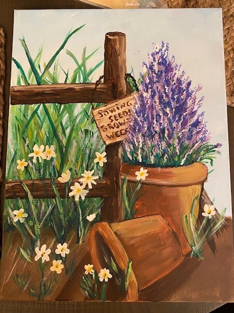 Lavendar-pots